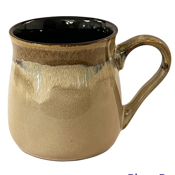 Clay Mugs (Matching Set of 2) - Large - Glazed - Earthtones - Picture 2 of 7